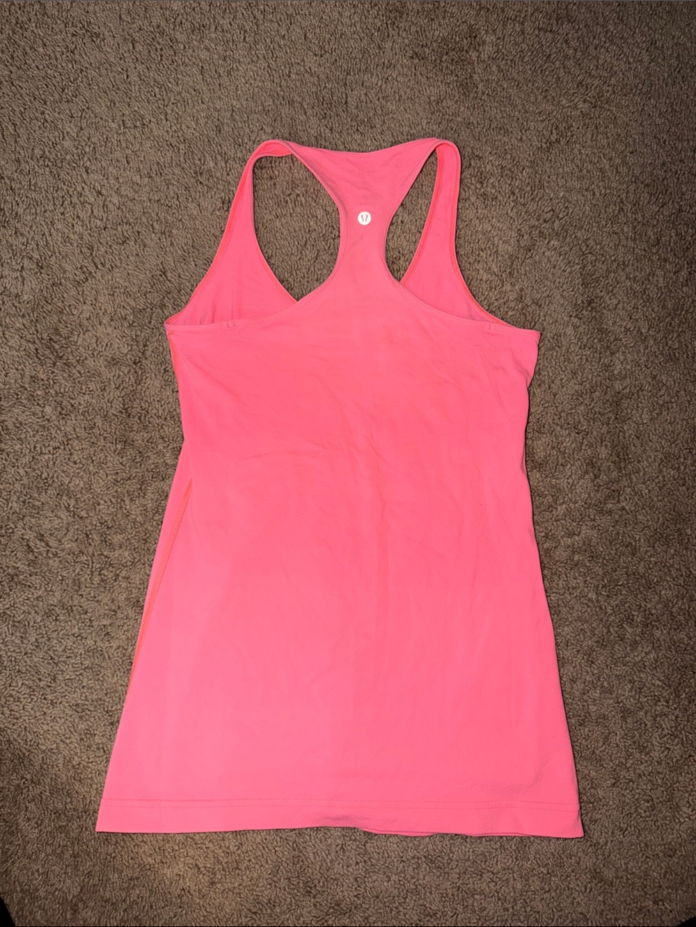 Lululemon pink Racerback  tank top sz M